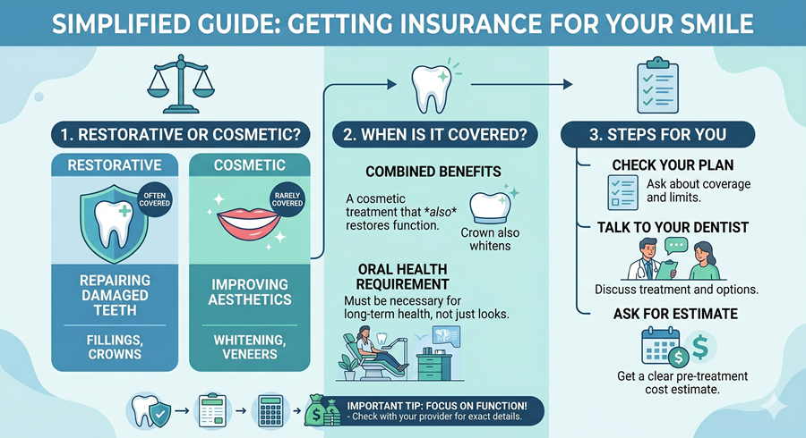 How Cosmetic Dentistry Can Be Covered by Your Insurance!